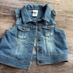 Rachel Zoe Girls Denim Vest in Light Blue